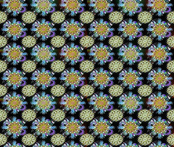 Elle çizilmiş. Raster resim. Sorunsuz çiçek desenli çiçekli, halk tarzında bırakır.