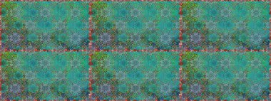 Mavi ve yeşil renklerde. Mavi ve yeşil renkli mavi ve yeşil papatya deseni. Raster illüstrasyonu.