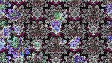 Simple cute pattern in small-scale flowers. Raster illustration. Floral sketch background for textile or book covers, manufacturing, wallpapers, print, gift wrap and scrapbooking.