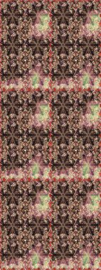 Kahverengi renklerde, altın elementlerle kusursuz klasik desen. Kahverengi renkler ve altın elementler üzerinde altın pürüzsüz desen. Noel, kar tanesi, yeni yıl.