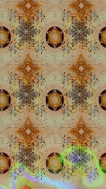 Çizgi çizimi kalıbı. Raster Moda kumaş deseni. Şirin çiçekler..