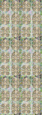 Süslü dekorasyon. Tarafsız renklerdeki altın desenler ve altın elementler. Lüks, kraliyet ve Viktorya dönemi konsepti. Raster klasik barok çiçeksiz altın desenli..