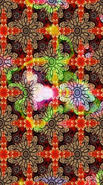 Bej ve kırmızı renkte güzel çiçekli eskiz deseni, suluboya çiçek deseni, duvar kağıdı, kart veya kumaş için fayanslı. Raster..