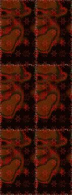 Raster desen. Botanik seamless modeli. Suluboya efekti. Organik öğeleri.