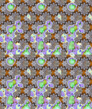 Renkli Bahar Teması eskiz kalıbı. Süslü kumaş deseni. Düz Çiçek Elementleri Tasarımı. Raster illüstrasyonunda çiçek deseni çizimi.