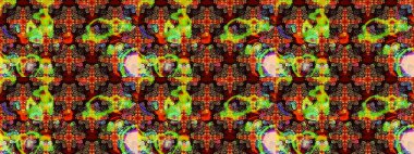 Zentangle soyut çiçekleri. Güzel kumaş deseni. Düz Çiçek Elementleri Tasarımı. Raster illüstrasyonu. Renkli Bahar Teması eskiz kalıbı. Çiçek tozu..