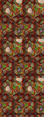 Raster illüstrasyonu. Eski usul. Kumaş, tekstil, duvar kağıdı baskısı için. Tomurcukları papatya çiçekleri olan sevimli bir çiçek deseni. Miles Fleur, süslü püslü bir süs. Taslak arkaplan.