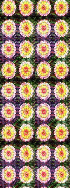 Renkli Bahar Teması eskiz kalıbı. Çiçek desenli eskiz, yaz çiçekleri. Düz Çiçek Elementleri Tasarımı. Sarı ve nötr renkte çiçekler.