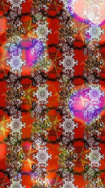 Renkli kahverengi ve kırmızı çizim kalıpları. Doodle tarzı. Elle çizilmiş sonbahar çiçeği deseni. Tekstil ve kapak tasarımı için mükemmel. Kahverengi ve kırmızı renkte çiçekler.