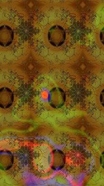 Küçük çiçekli basit bir çiçek çizimi. Kahverengi ve yeşil renkli şirin çiçekler. Moda baskısı, albüm, ambalaj kağıdı ve duvar kağıdı için zarif dekoratif süslemeler. Raster illüstrasyonu.