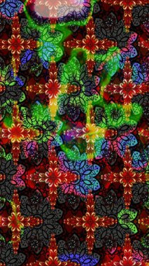 Suluboya çizimi. Çiçekli eskiz deseni. El çizimi. Siyah ve gri renkte çiçekler.