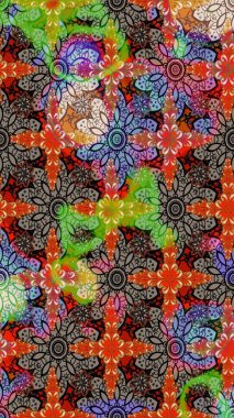 Of doodle elements. Hand drawn Raster illustration. Sketch flower pattern can be used for wallpaper, website background, wrapping paper, invitation, flyer, banner or website.