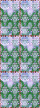 Güzel kumaş deseni. El çizimi. Çiçekler, dallar, bitkiler ve çiçekler. Raster illüstrasyonu.