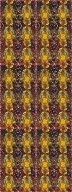 Moda baskısı. Çiçeğin suluboya çizimlerinin mükemmel deseni. Dekorasyon ve tasarım için güzel bir desen. Eski model. Raster illüstrasyonu. Suluboya kusursuz desen.