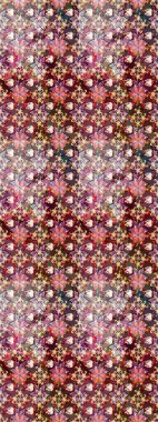 -Kahverengi çiçekler. Raster deseni. Çiçek kolajı. Çiçek kompozisyonu. Çiçek arkaplan. Küçük çiçekte güzel bir desen var. Doğa.