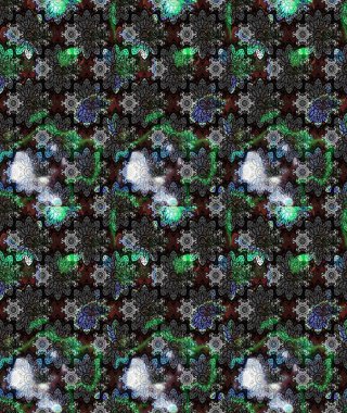 Raster suluboya çiçek deseni, narin çiçekler, gri çiçekler, tebrik kartı şablonu. Güzel kumaş deseni.