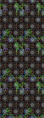 Tekstil, duvar kâğıdı, kapaklar, yüzey, baskı, hediye paketi, hatıra defteri, dekupaj. Özgürlük stili Millefleur 'lar. Küçük yabani çiçeklerdeki halk modelini çiz. Taşralı şıklığı.