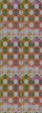 Raster illüstrasyonu. Küçük çiçekteki sevimli çiçek deseni. Kusursuz Tony kumaş deseni. Modaya uygun kumaş deseni.