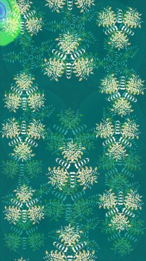 Raster deseni. Küçük çiçekteki sevimli çiçek deseni. Yumuşak, mavi renkte yaz çiçekleri. Raster illüstrasyonu.