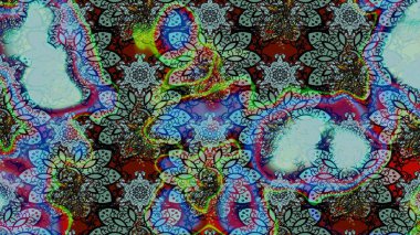 Renkli Bahar Teması eskiz kalıbı. Raster illüstrasyonu. Mavi renkli, zarif çiçek buketli suluboya. Düz Çiçek Elementleri Tasarımı.