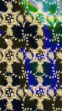 Çiçek desenli eskiz. Gömlek baskısı için çiçek boyası. Gri renkli çiçekler.