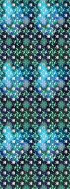 Renkli Bahar Teması eskiz kalıbı. Karalama çiçeği. Düz Çiçek Elementleri Tasarımı. Raster illüstrasyonu. Zentangle soyut çiçekleri. Şirin kumaş deseni.