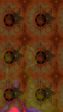 Hoş bir çiçek geçmişi var. Raster illüstrasyonu. Küçük bir çiçekte eskiz deseni. Güzel kumaş deseni.