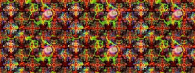 Raster illüstrasyonu. Siyah ve kahverengi renkte çiçekler. Şirin çiçek elementleri. Çizim.