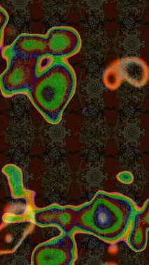 Çiçek desenli çizim. Asya tekstil tarzında. Raster illüstrasyonu. Düz Çiçek Elementleri Tasarımı. Renkli Bahar Teması eskiz kalıbı. Güzel kumaş deseni.