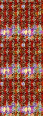 Vadinin renkleri. Raster çiçek desenleri çiziyor..