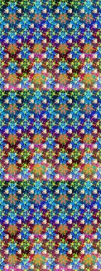 Mavi renkli çiçekler. Elle boyanmış suluboya resim çizimi çiçekler ve bitkiler.