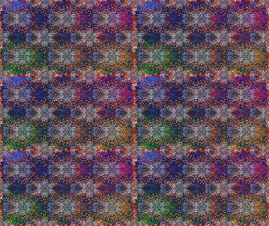 El çizimi. Güzel kumaş deseni. Raster illüstrasyonu. Çiçekler, dallar, otlar ve çiçekler.