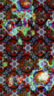 Raster düz çiçek çizim deseni. Kahverengi ve gri renkli çiçekler. Tasarım hediye paketi, tebrik kartları, posterler ve afiş tasarımı.