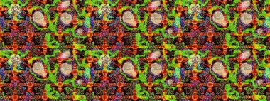 Raster Moda kumaş deseni. Şirin çiçekler. Çizgi çizimi deseni.