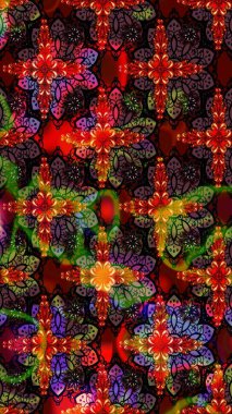 Çiçekli eskiz çizimi. Siyah ve kahverengi renkte çiçekler. Düz Çiçek Elementleri Tasarımı. Renkli Yaz Teması çizim şablonu.