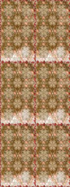 Raster illüstrasyonu. Anti-stres için soyut örnek sayfası. Bej ve kahverengi renklerde.