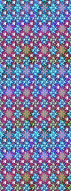 Arkaplan dokusu, duvar kağıdı, mavi renkli çiçek teması. Kabile sanatı boho baskısı, klasik çiçek arkaplanı. Soyut etnik raster çizim kalıbı.