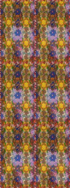 Karalama elementleri. Çizim çiçek deseni duvar kağıdı, web sitesi arka planı, ambalaj kağıdı, davetiye, broşür, afiş veya web sitesi için kullanılabilir. El çizimi Raster illüstrasyonu.