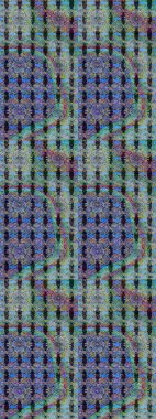 Retro tekstil tasarım koleksiyonu. El çizimi çiçek unsurları olan soyut çizim raster deseni. Mavi maviye. 1950-1960 motifleri. Çiçekli ipek eşarp..