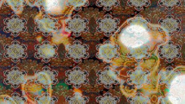 Sınır Kızılderili çiçekli paisley patten. Raster Henna tarzı. Tebrik kartı geçmişi, boyama kitabı, arkaplan ve tekstil için kullanılabilir. Taslak süsleme izi. Etnik Mandala havlusu.