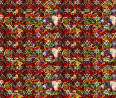 Çiçekli eskiz arkaplanı. Renkli Bahar Teması eskiz kalıbı. Düz Çiçek Elementleri Tasarımı. Çocuk stili.