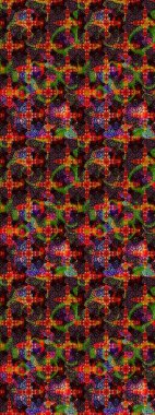 Raster resim. Çiçek desenli çiçek ve yaprakları ile. Sevimli küçük çiçek desenle.