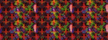 Çiçekli eskiz deseni. El çizimi. Suluboya çizimi. Kahverengi ve siyah renkte çiçekler.