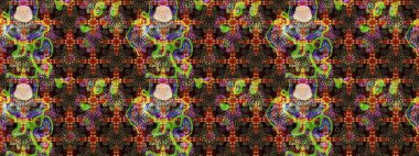 Raster kına dövme tarzı. Kullanılabilir Tekstil, tebrik kartı, boyama kitabı, telefon durumda yazdırma için. Hint çiçek desenli madalyon desen. Etnik Mandala süsleme.