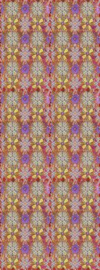 Küçük çiçekteki sevimli çiçek deseni. Güzel karalama çiçekleri olan kusursuz çiçek desenleri. Raster illüstrasyonu. Güzel kumaş deseni.