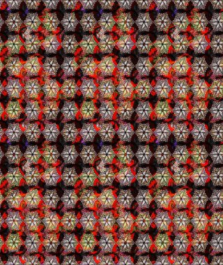 Desen, çizim, çiçek sınırı. Eski moda arka plan. Güzel, parlak, pürüzsüz kumaş, tuval. Raster illüstrasyonu. Çiçek çelengi. Kıvırcık, parlak örgü.