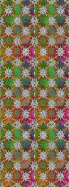 Çiçekle kusursuz desen. Kahverengi renkli çiçekler. Renkli Bahar Temalı Kusursuz Arkaplan. Düz Çiçek Elementleri Tasarımı.