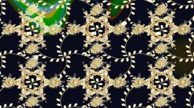 Arkaplan dokusu, duvar kağıdı, çiçek temalı siyah renkler. Kabile sanatı boho baskısı, klasik çiçek arkaplanı. Soyut etnik raster çizim kalıbı.