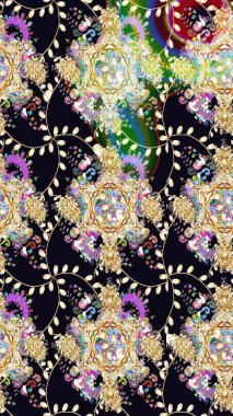 Çiçekli karalama şeklinde Raster çiçek deseni. Siyah renkli çiçekler. Nazikçe, güzel çiçek arkaplanı..