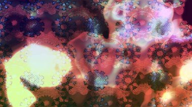 Renkli Yaz Temalı eskiz kalıbı. Düz Çiçek Elementleri Tasarımı. Kahverengi renkli çiçekler. Çiçekli retro deseni çiz.